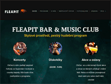 Tablet Screenshot of fleapit.cz